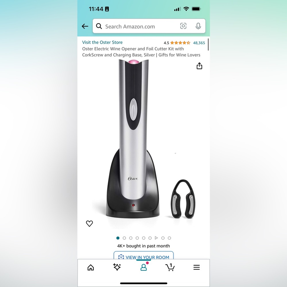 Electronic wine opener